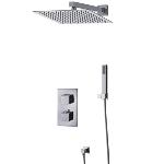 Concealed shower mixer with ultra slim showerhead